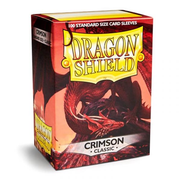 Dragon shield standar sleeves crimson 100p