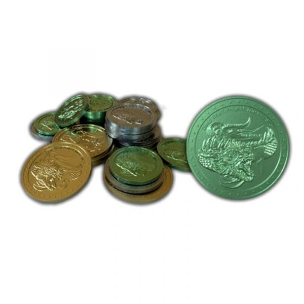 Deep shelf metal coin