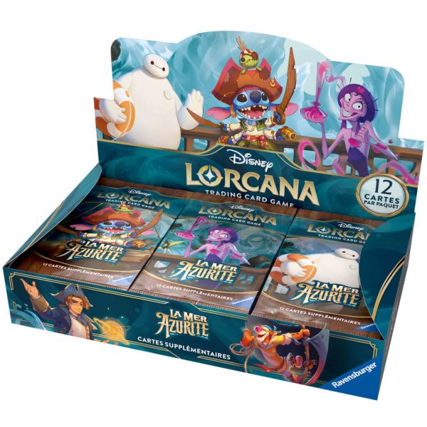 Lorcana boite de 24 boosters la mer azurite