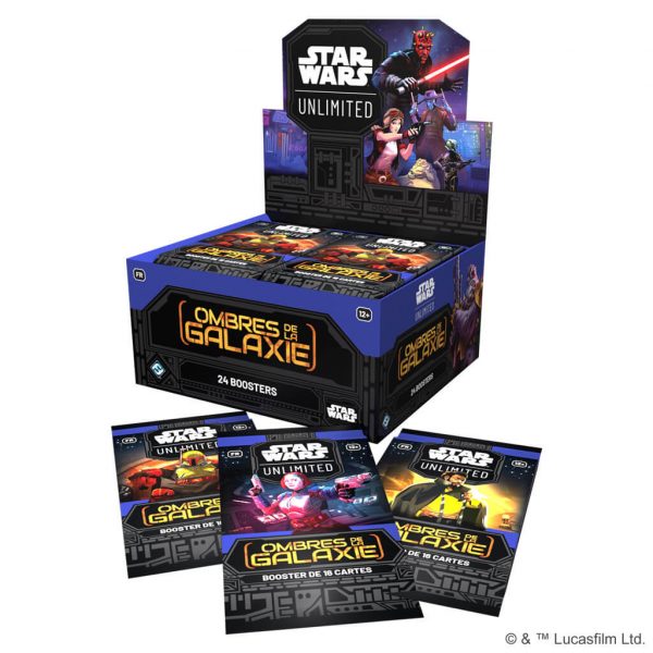 Star wars unlimited - ombres de la galaxie display 24 boosters