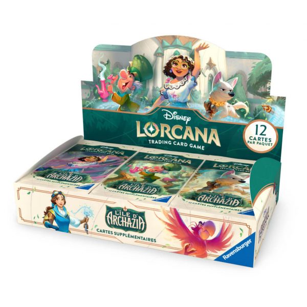 Disney lorcana - display 24 boosters chapitre 7 l'ile d'archazia